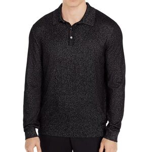 HUGO Men's black sparkling polo Sweater Men  size M